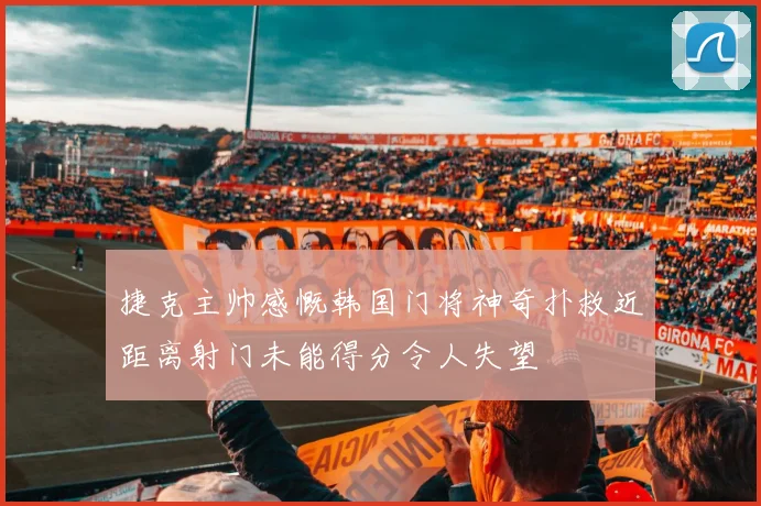 捷克主帅感慨韩国门将神奇扑救近距离射门未能得分令人失望